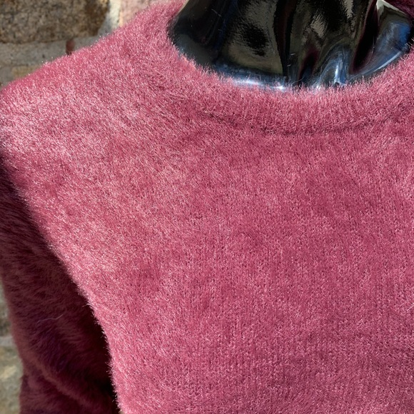 New Gorgeous Burgundy Fury Sweater Size S - Picture 3 of 7